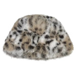 y2k leopard fuzzy bucket hat boogzel clothing