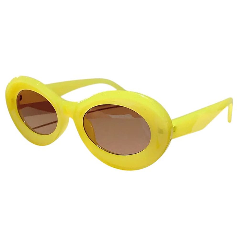 y2k oval chunky frame sunglasses boogzel clothing