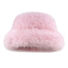 y2k pink furry bucket hat boogzel clothing