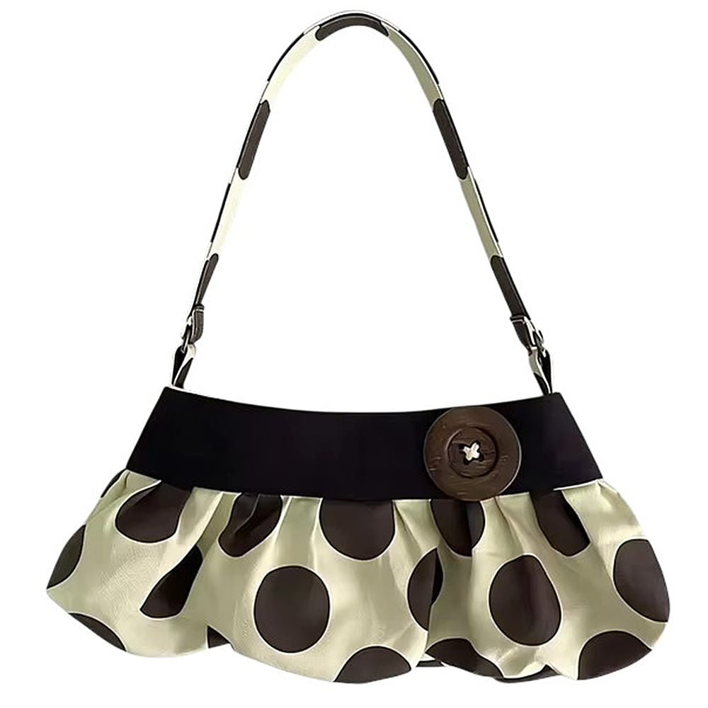 y2k polka dot ruched bag boogzel clothing