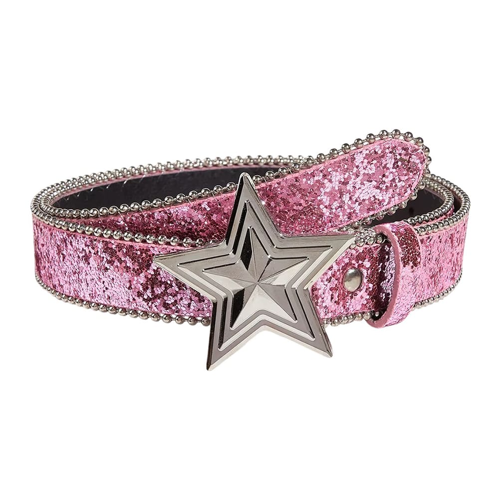 y2k popstar sequin belt boogzel clothing
