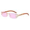 y2k square frameless sunglasses boogzel clothing