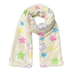 y2k star fluffy scarf boogzel clothing