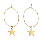 y2k star hoop earrings boogzel clothing