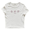 y2k star print baby tee boogzel clothing