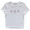 y2k star print baby tee boogzel clothing