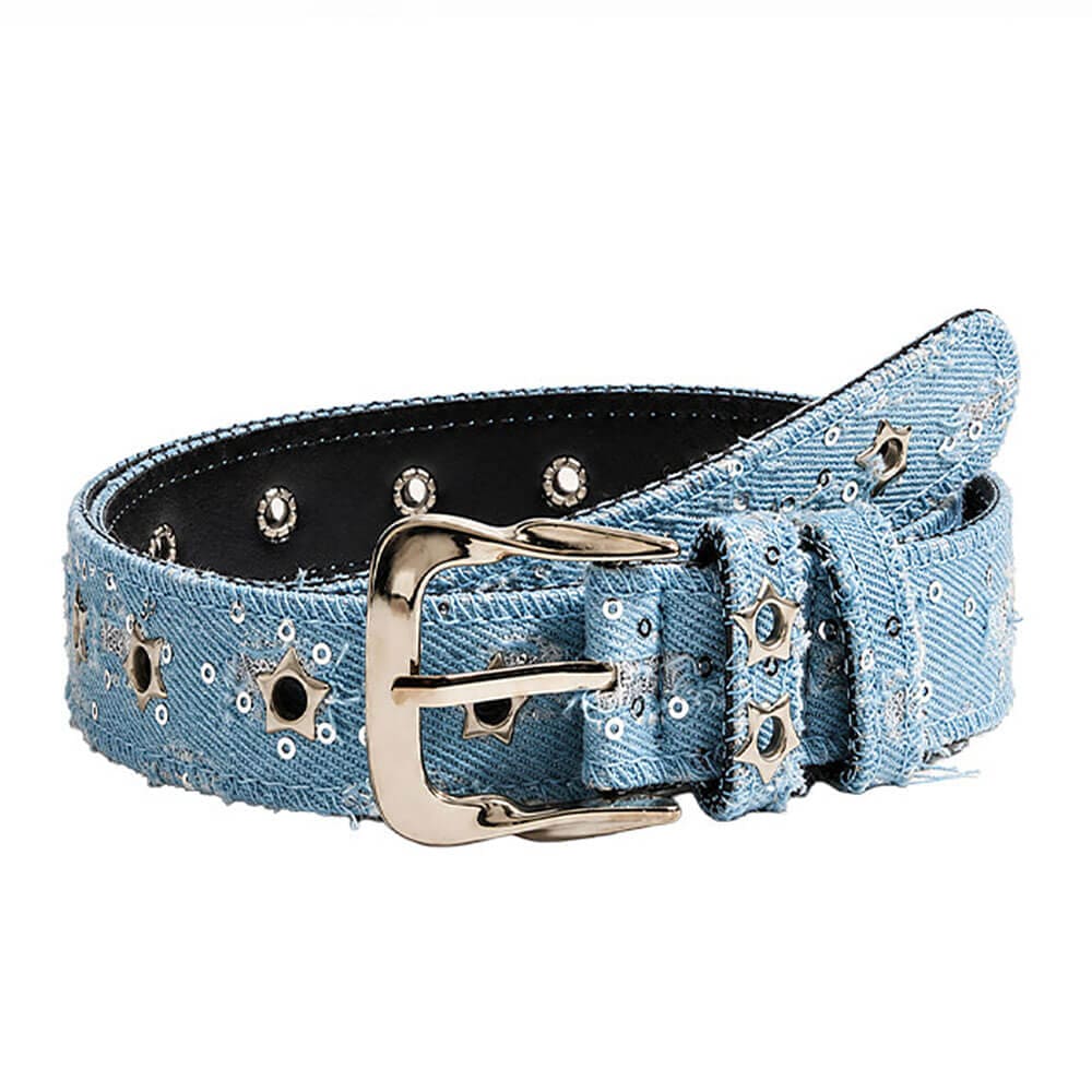 y2k star rivet belt boogzel clothing