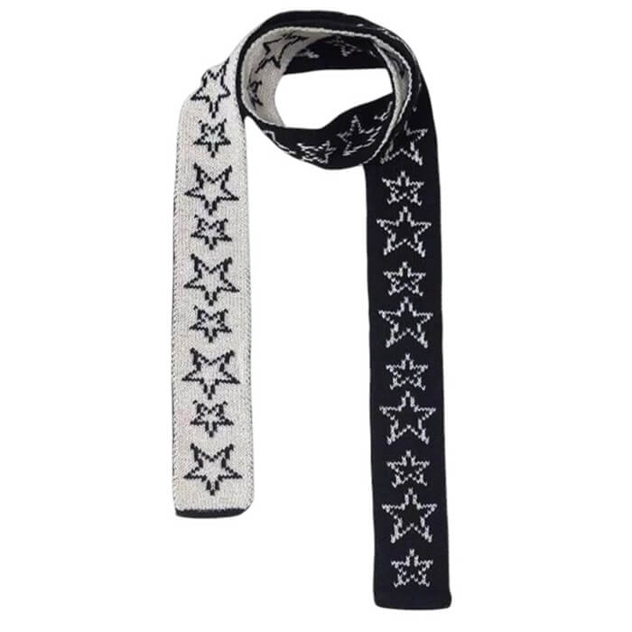 y2k star skinny scarf boogzel clothing