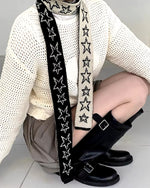 y2k star skinny scarf boogzel clothing