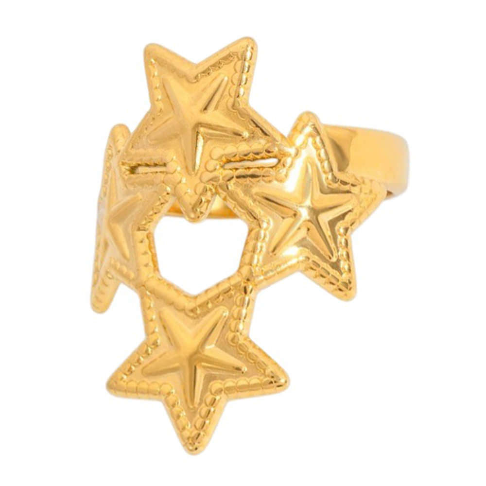 y2k stars ring boogzel clothing