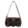 y2k studded baguette bag boogzel clothing