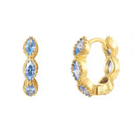 zircon hoop earrings boogzel clothing