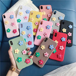 3d flower iphone case