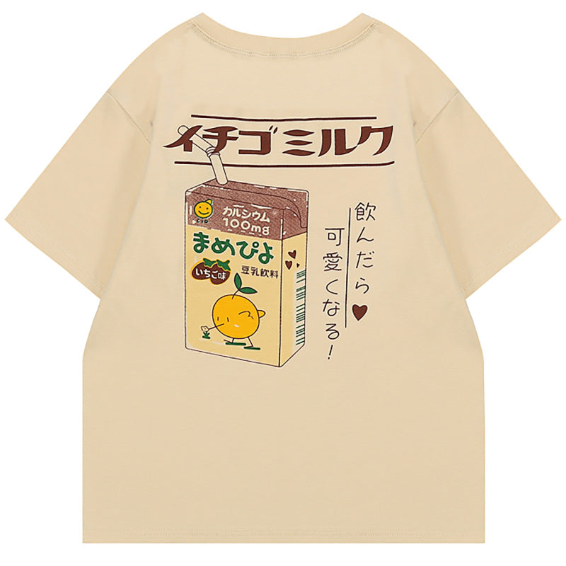 Shop Aesthetic Milk T-Shirt at Boogzel Apparel