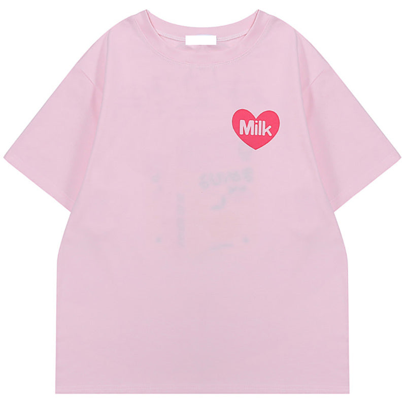Buy Aesthetic Milk T-Shirt at Boogzel Apparel Free Shipping