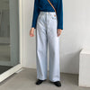 flower embroidery wide pants boogzel