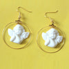 Shop Angel Hoop Earrings at Boogzel Apparel Free Shipping