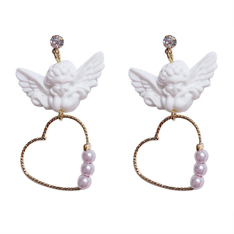 BB Angel Earrings at Boogzel Apparel