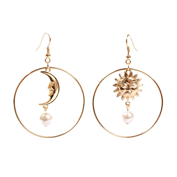 Shop Balance of Sun & Moon Earrings at Boogzel Apparel Free Shipping