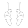 Body Outline Earrings