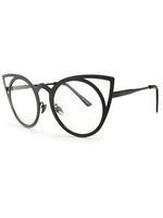 Shop Cat Eye Metallic Glasses Boogzel Apparel