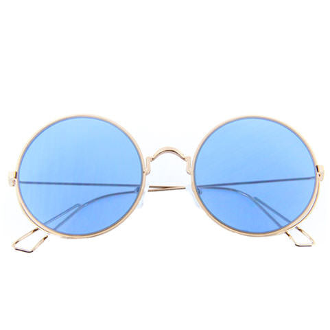 blue Round Sunglasses