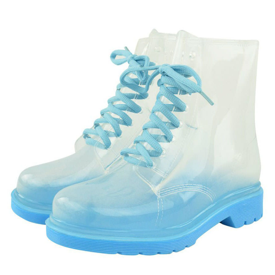 transparent rain boots boogzel apparel