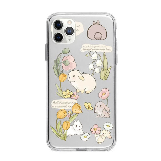 Cottagecore Bunny iPhone Case