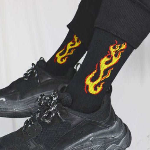 Flames Socks boogzel apparel
