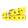 yellow Heart Cutout Belt 