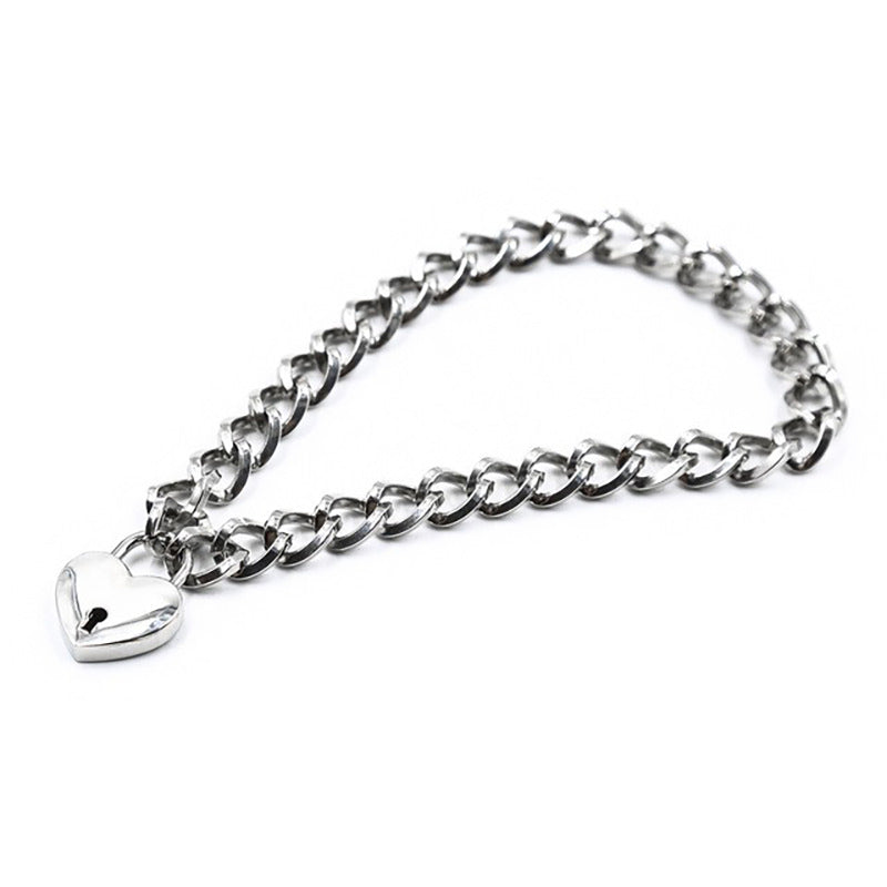 Shop Heart Lock Necklace at Boogzel Apparel Free Shipping