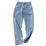 Holed Up Grommet Jeans boogzel apparel
