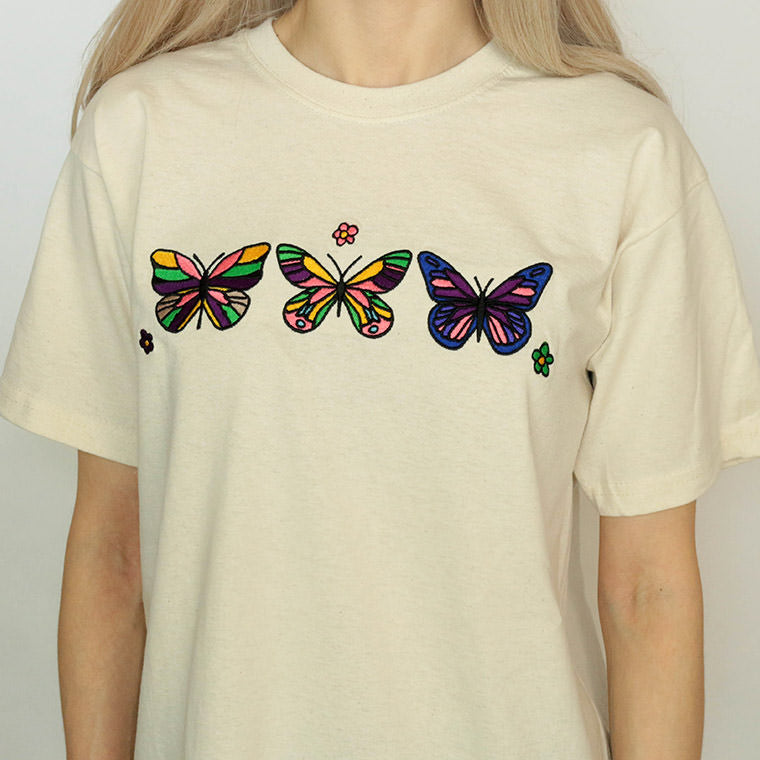 butterfly grunge t-shirt boogzel