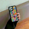 Indie Aesthetic Embroidery iPhone Case boogzel apparel