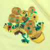 van gogh sunflowers embroidery