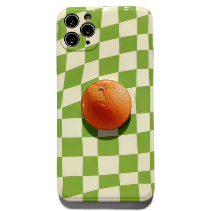 green checker aesthetic case boogzel apparel