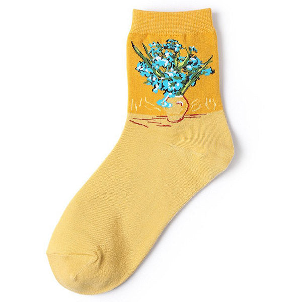 Irises Van Gogh Socks