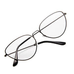 cat eyes cleat lens glasses
