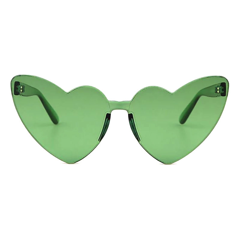 Buy Love Bites Green Summer SunGlasses Sunnies at Boogzel Apparel Free Shipping 