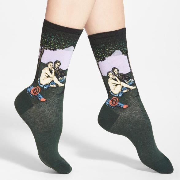 Luncheon On The Grass Manet Socks boogzel apparel