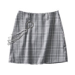 plaid Chain Skirt