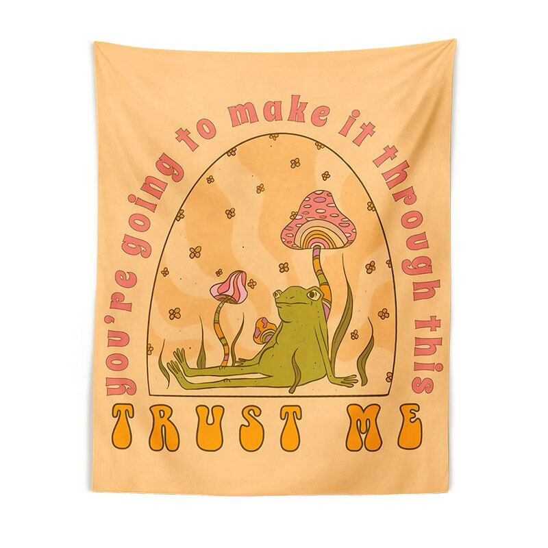 Trust Me Frog Wall Tapestry