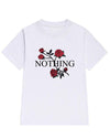 Nothing rose T-Shirt white boogzel apparel