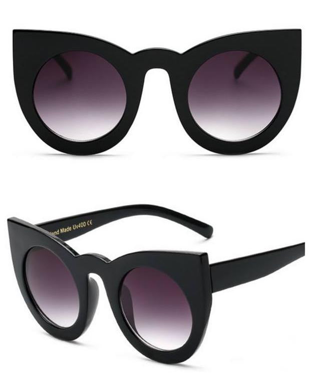 Oversized Cat Eye Sunglasses black