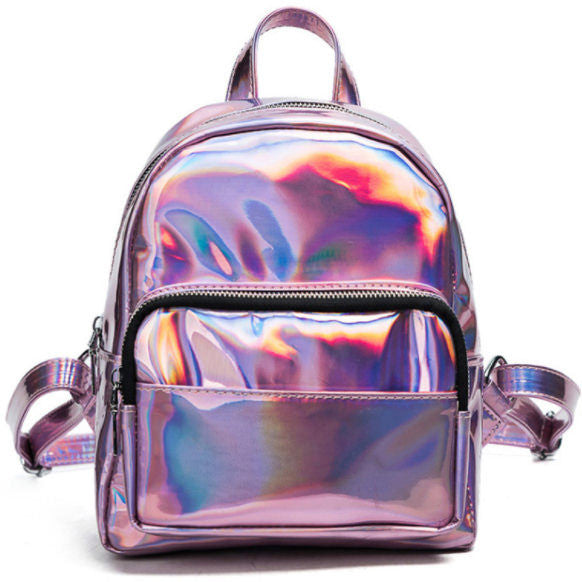 Shop Pink Holo Backpack Boogzel Apparel