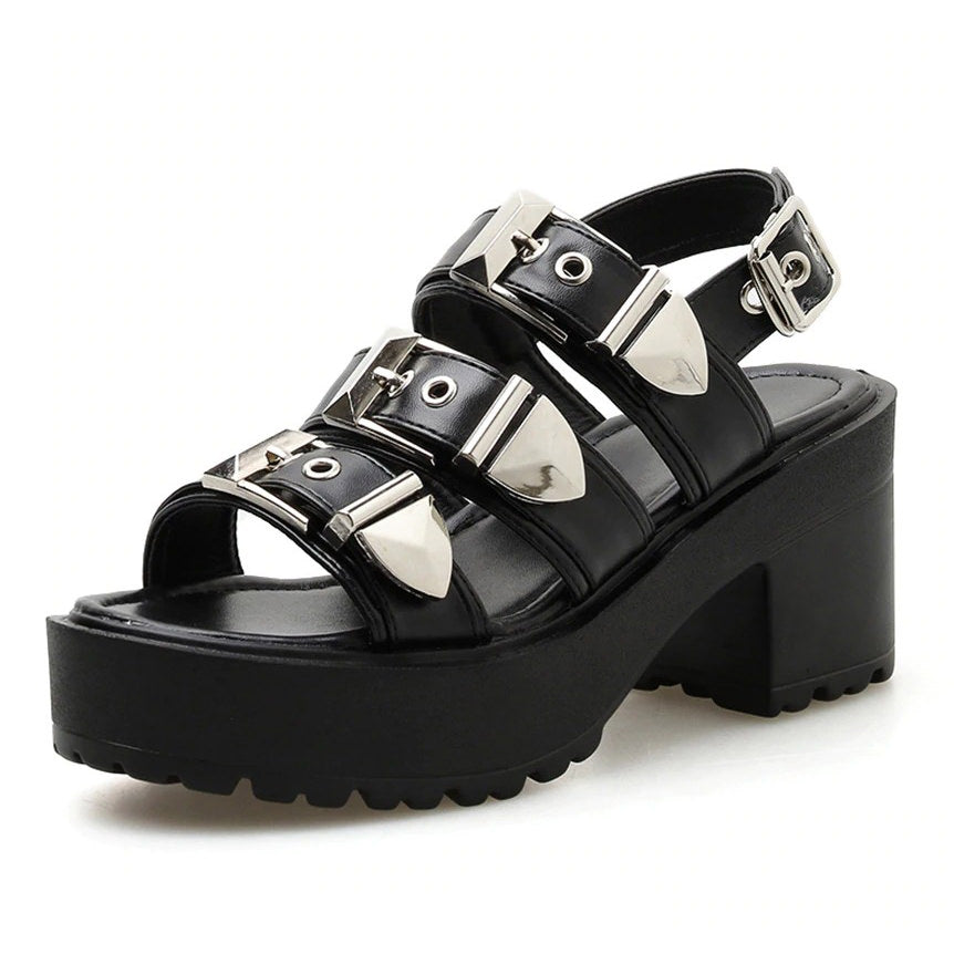 grunge buckle sandals shoes 2020