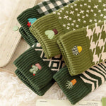plant embroidery socks boogzel apparel