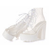 Buy See-Through Ankle Boots at Boogzel Apparel 