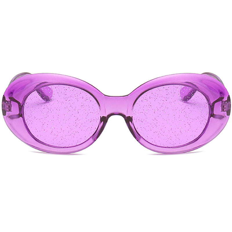 Buy See Through Sparkle Sunglasses at Boogzel Apparel