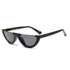 vintage black Semi Rimless Sunglasses